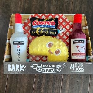 Barkbox bark box costco 4 toy set large dog NEW